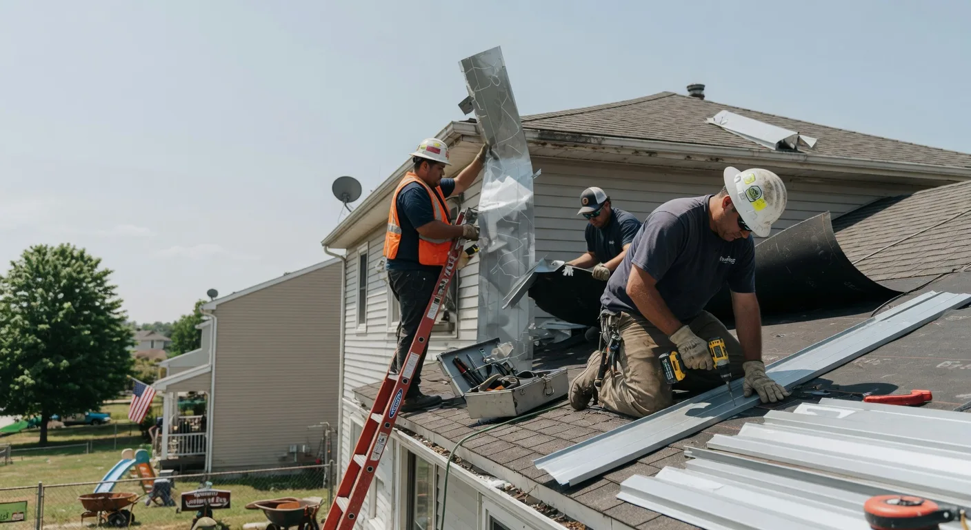 Storm Damage Metal Roof Repair in Evensville, TN